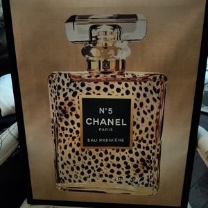 Chanel Eau Premiere No 5 Cheetah Print Fragrance Bottle